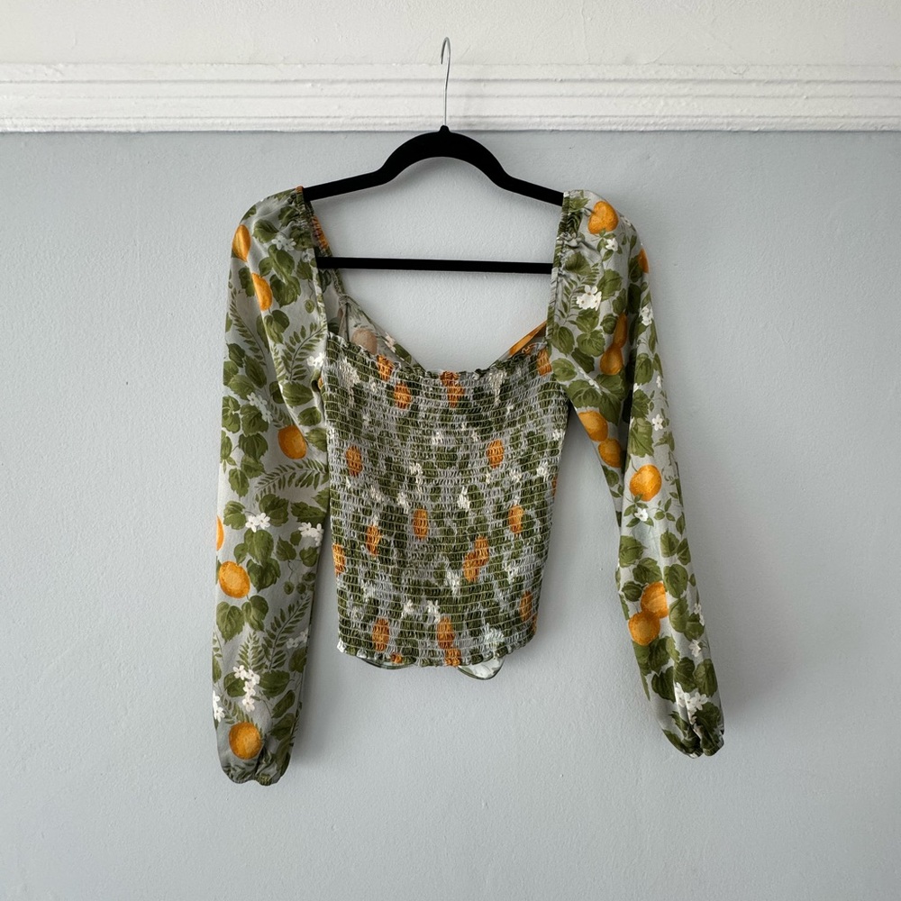 Reformation Sweetzer Silk Top - Picture 5 of 5